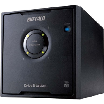 HD-QL16TU3R5 - Buffalo DriveStation Quad HD-QL16TU3R5 DAS Hard Drive Array - 4 x HDD Installed - 16 TB Installed HDD Capacity - RAID Supported - 4 x Total