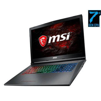 MSI GF72VR 7RF-650 17.3 inch Intel Core i7-7700HQ 2.8GHz/ 16GB DDR4/ 1TB HDD/ GTX 1060/ USB3.0/ Windows 10 Notebook (Black)