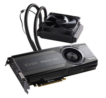 12G-P4-1999-KR - EVGA GeForce GTX TITAN X 12GB Hybrid Gaming, Graphics Card