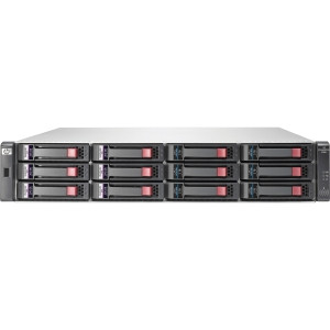 AW597A - HP StorageWorks P2000 G3 SAN Hard Drive Array RAID Supported 24 x Total Bays Gigabit Ethernet Network (RJ-45) iSCSI 2U