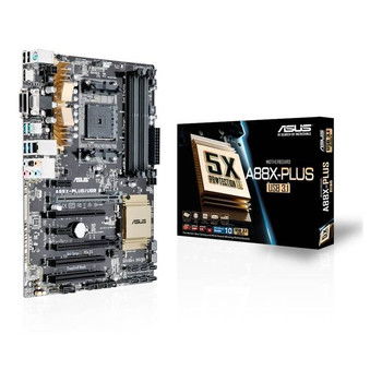 Asus A88X-PLUS/USB 3.1 Socket FM2+/ AMD A88X/ DDR3/ CrossFireX/ SATA3&USB3.1/ A&GbE/ ATX Motherboard Asus A88X-PLUS/USB 3.1 Socket FM2+/ AMD A88X/ DDR3/ CrossFireX/ SATA3&USB3.1/ A&GbE/ ATX Motherboard