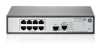 HP 1910-8G Switch Switch 8 Ports Managed Rack-mountable HP 1910-8G Switch Switch 8 Ports Managed Rack-mountable
