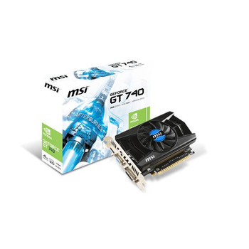 MSI NVIDIA GeForce GT 740 4GB DDR3 VGA/DVI/HDMI PCI-Express Video Card MSI NVIDIA GeForce GT 740 4GB DDR3 VGA/DVI/HDMI PCI-Express Video Card