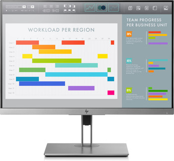 HP EliteDisplay E243i 24" Full HD IPS Black, Silver computer monitor