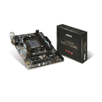 MSI A68HM GRENADE Socket FM2+/ AMD A68H/ DDR3/ SATA3&USB3.0/ A&GbE/ MicroATX Motherboard MSI A68HM GRENADE Socket FM2+/ AMD A68H/ DDR3/ SATA3&USB3.0/ A&GbE/ MicroATX Motherboard