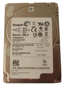 9WM066-001 - Seagate 900GB 10000RPM 6GB/s SAS 2.5-inch Hard Drive 9WM066-001 - Seagate 900GB 10000RPM 6GB/s SAS 2.5-inch Hard Drive