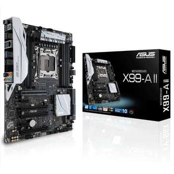 Asus X99-A II LGA2011-v3/ Intel X99/ DDR4/ Quad CrossFireX & Quad SLI/ SATA3&USB3.1/ M.2&U.2&SATA Express/ A&GbE/ ATX Motherboard Asus X99-A II LGA2011-v3/ Intel X99/ DDR4/ Quad CrossFireX & Quad SLI/ SATA3&USB3.1/ M.2&U.2&SATA Express/ A&GbE/ ATX Motherboard