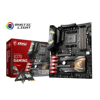 MSI X370 GAMING M7 ACK Socket AM4/ AMD X370/ DDR4/ 3-Way CrossFireX & 2-Way SLI/ SATA3&USB3.1/ M.2&U.2/ WiFi/ A&GbE/ ATX Motherboard