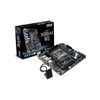 ASUS X99-M WS LGA2011-v3/ Intel X99/ DDR4/ Quad CrossFireX & Quad SLI/ SATA3&USB3.1/ M.2/ A&2GbE/ MicroATX Motherboard ASUS X99-M WS LGA2011-v3/ Intel X99/ DDR4/ Quad CrossFireX & Quad SLI/ SATA3&USB3.1/ M.2/ A&2GbE/ MicroATX Motherboard