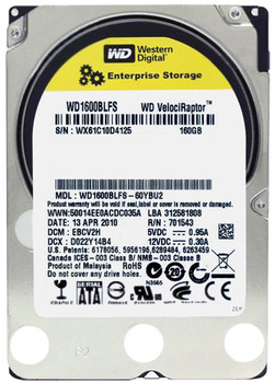 WD1600BLFS-60YBU2 - Western Digital VelociRaptor 160GB 10000RPM SATA 3Gbps 16MB Cache 3.5-inch Internal Hard Drive (Refurbished)