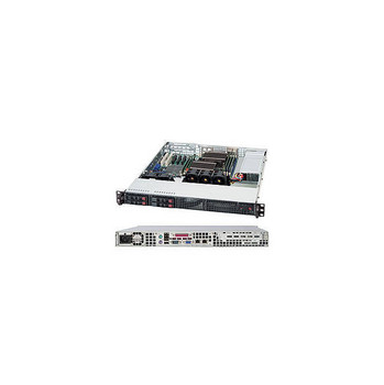 Supermicro SuperChassis CSE-111TQ-563CB 560W 1U Rackmount Server Chassis (Black) Supermicro SuperChassis CSE-111TQ-563CB 560W 1U Rackmount Server Chassis (Black)