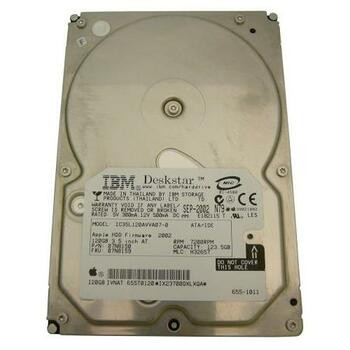 07N8150 IBM Deskstar 120GXP 123.5GB 7200RPM ATA-100 2MB Cache 3.5-inch Internal Hard Drive 07N8150 IBM Deskstar 120GXP 123.5GB 7200RPM ATA-100 2MB Cache 3.5-inch Internal Hard Drive