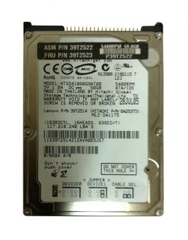 39T2514 IBM 60GB 5400RPM ATA-100 8MB Cache 2.5-inch Int