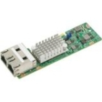 AOC-CTGS-I2T SuperMicro Intel X550 Dual-Ports 10Gbps 10GBase-T PCI Express 3.0 x4 Gigabit Ethernet MicroLP Network Adapter AOC-CTGS-I2T SuperMicro Intel X550 Dual-Ports 10Gbps 10GBase-T PCI Express 3.0 x4 Gigabit Ethernet MicroLP Network Adapter