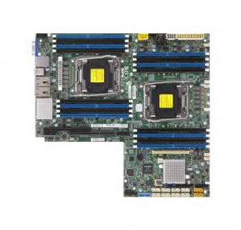 X10DRW-i SuperMicro Dual Socket R3 LGA 2011 Xeon E5-2600 v4 / v3 Intel C612 Chipset DDR4 16 x DIMM 10 x SATA 6Gbps Proprietary WIO Server Motherboard