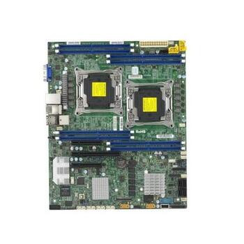 MBD-X10DRL-C-B SuperMicro X10DRL-C Dual Socket R3 LGA 2011 Xeon E5-2600 v4 / v3 Intel C612 Chipset DDR4 8 x DIMM 6 x SATA 6Gbps 8 x SAS 12Gbps ATX Ser