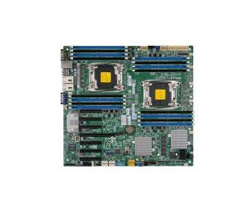 MBD-X10DRI-T-B SuperMicro X10DRi-T Dual Socket R3 LGA 2011 Xeon E5-2600 v4 / v3 Intel C612 Chipset DDR4 16 x DIMM 10 x SATA 6Gbps E-ATX Server Motherb