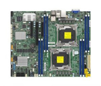 MBD-X10DRL-C-O SuperMicro X10DRL-C Dual Socket R3 LGA 2011 Xeon E5-2600 v4 / v3 Intel C612 Chipset DDR4 8 x DIMM 6 x SATA 6Gbps 8 x SAS 12Gbps ATX Ser