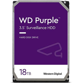 WESTERN DIGITAL Wd180purz Wd Purple 18tb 7200rpm Sata-6gbps 512mb Buffer 3.5inch Internal Surveillance Hard Disk Drive WESTERN DIGITAL Wd180purz Wd Purple 18tb 7200rpm Sata-6gbps 512mb Buffer 3.5inch Internal Surveillance Hard Disk Drive