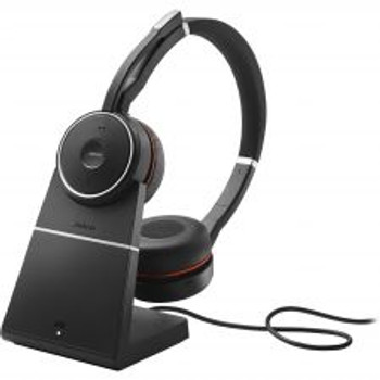 Jabra Evolve 75 SE MS Bluetooth wireless Stereo headset with Stand