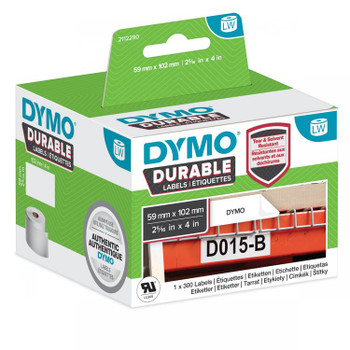 Dymo 2112290 LW Durable shipping label 59mm x 102mm Black on White