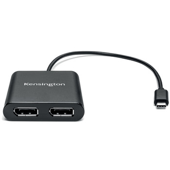 Kensington K38280WW USB-C to Dual DisplayPort 1.2 Video Adapter