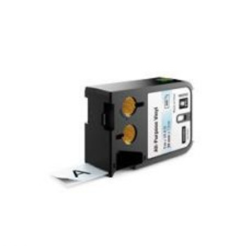 Dymo 1868743 XTL 24 mm x 7m Roll All-Purpose Vinyl Black on Clear