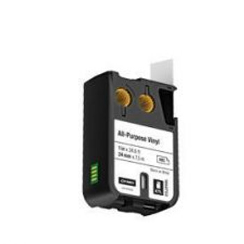 Dymo 1868753 XTL 24mm x 7m Roll All-Purpose Vinyl Black on White