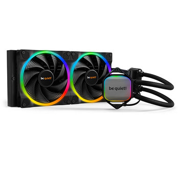 Be Quiet! Pure Loop 2 FX RGB 280mm Liquid CPU Cooler, 2 x 14cm Light Wings ARGB Fans, ARGB PWM Hub