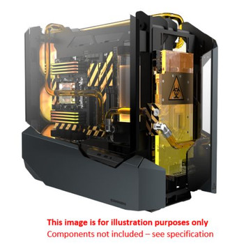 Antec Cannon Open Frame Aluminium / Glass Gaming Case, E-ATX, Dual Liquid Cooling, Front / Side GPU Mounts, USB-C