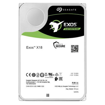 Seagate Exos X18 ST12000NM004J - hard drive - 12 TB - SAS 12Gb/s Seagate Exos X18 ST12000NM004J - hard drive - 12 TB - SAS 12Gb/s