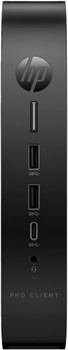 5H0M6EA#ABU - 5H0M6EA#ABU - HP Pro t550 - Thin client - USFF - 1 x Celeron J6412 / 2 GHz - RAM 8 GB - flash 64 GB - eMMC - UHD Graphics - GigE - Win 10 IoT Enterprise 2021 LTSC - monitor: none - keyboard: UK