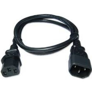 CS-CAB-IEC-L , Zebra CS-CAB-IEC-L power cable Black 1 m C13 coupler C14 coupler