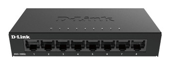 DGS-108GL/E , D-Link DGS-108GL Unmanaged Gigabit Ethernet (10/100/1000) Black