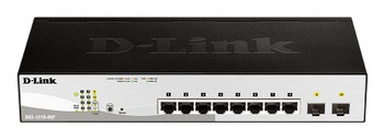 DGS-1210-08P/E , D-Link DGS-1210-08P Managed L2 Gigabit Ethernet (10/100/1000) Power over Ethernet (PoE) Black