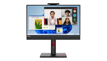 12NBGAT1EU , Lenovo ThinkCentre Tiny-In-One 24 Gen 5 LED display 60.5 cm (23.8") 1920 x 1080 pixels Full HD Touchscreen Black