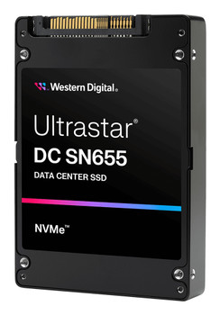 0TS2462 , Western Digital Ultrastar DC SN655 3.84 TB U.3 PCI Express 4.0 NVMe TLC 3D NAND