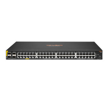 JL675A#ABB , HPE Aruba Networking 6100 48G Class4 PoE 4SFP+ 370W Managed L3 Gigabit Ethernet (10/100/1000) Power over Ethernet (PoE) 1U Black
