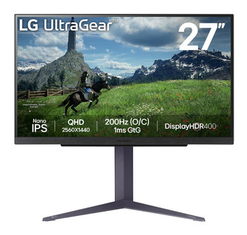 27GS85Q-B.AEK , LG 27GS85Q-B computer monitor 68.6 cm (27") 2560 x 1440 pixels Quad HD Black, Grey, Purple