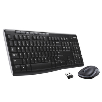 920-004508 , Logitech 920-004508 keyboard Mouse included Home RF Wireless QWERTY US International Black, Silver