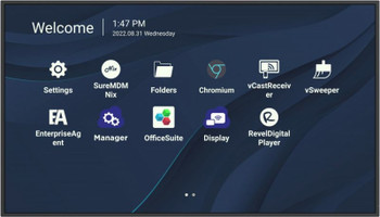 CDE4330 - Viewsonic CDE4330 Signage Display 109.2 cm (43") Wi-Fi 450 cd/m² 4K Ultra HD Black Built-in processor Android 11