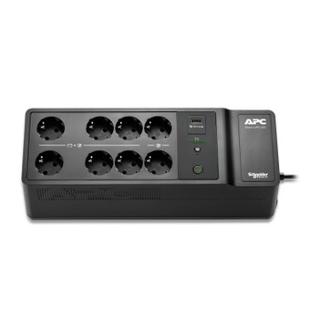 BE500G2-GR - APC Back-UPS, 500VA/300W Floor/Wall Mount, 230V, 8x CEE 7/3 Schuko outlets, USB Type A Port, User Replaceable Battery