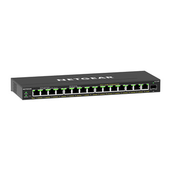 GS316EP-100PES - NETGEAR GS316EP-100PES network switch Managed Gigabit Ethernet (10/100/1000) Power over Ethernet (PoE) Black