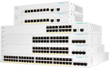 CBS220-48P-4G-EU - Cisco CBS220-48P-4G-EU network switch Managed L2 Gigabit Ethernet (10/100/1000) Power over Ethernet (PoE) White