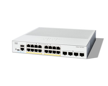 C1300-16P-4X - Cisco Catalyst 1300-16P-4X Managed Switch, 16 Port GE, PoE, 4x10GE SFP+, Limited Lifetime Protection (C1300-16P-4X)