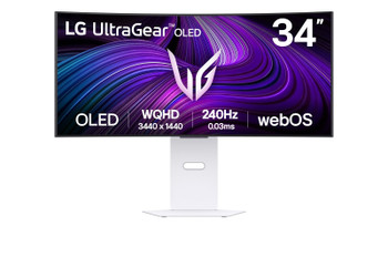 34GX90SA-W - LG 34GX90SA-W computer monitor 86.4 cm (34") 3440 x 1440 pixels Wide Quad HD OLED White
