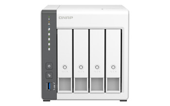 TS-433 - QNAP TS-433-4G NAS Tower ARM Cortex-A55 4 GB 0 TB QNAP Turbo System White