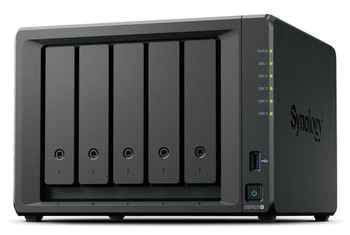 DS1525+ - Synology DiskStation DS1525+ NAS/storage server Ryzen Embedded V1500B 8 GB DDR4 0 TB Black