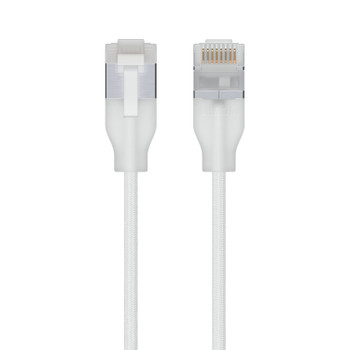 UACC-Cable-Patch-EL-C6A-12M-W - Ubiquiti UACC-Cable-Patch-EL-C6A-12M-W networking cable Translucent, White Cat6a