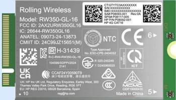 B8BD2AA - HP 4G LTE-Advanced Pro Cat16 WWAN interface cards/adapter